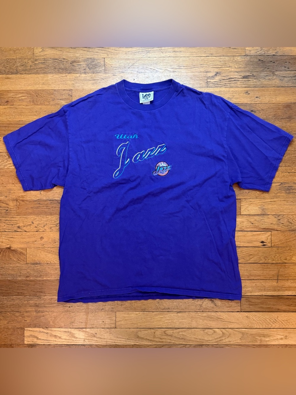 Vintage 90s Utah Jazz Embroidered Tee